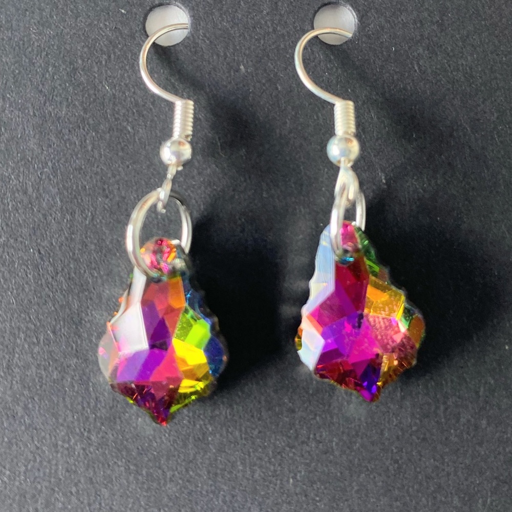 Colorful Crystal Drop Earrings